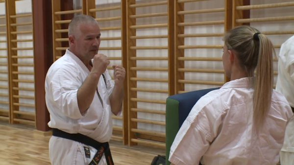 10 éve karatézik Varga András bűnmegelőzési főelőadó