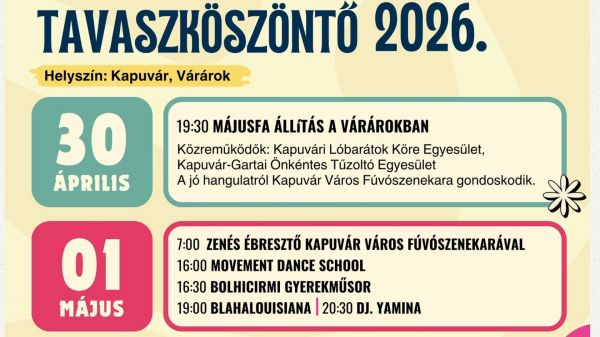 Tavaszköszöntő majális Kapuváron