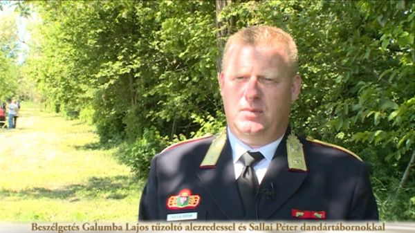 Beszélgetés Galumba Lajos tűzoltó alezredessel és Sallai Péter dandártábornokkal