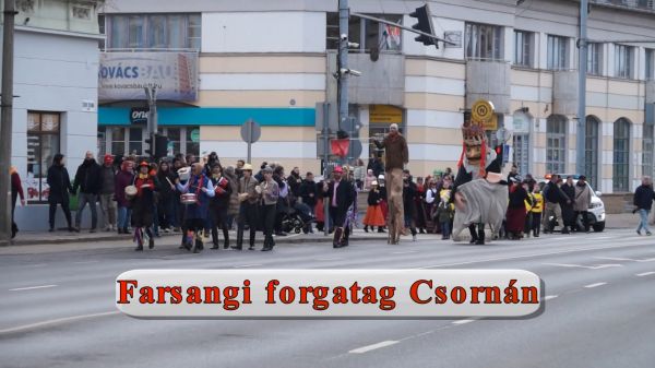 Farsangi forgatag Csornán