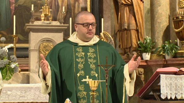 Szentmise a csornai premontrei templomban (2026-06-17)