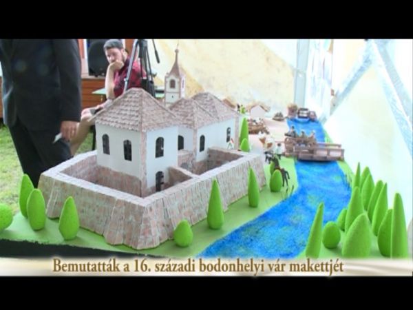 Bemutatták a 16. sz.-i bodonhelyi vár makettjét