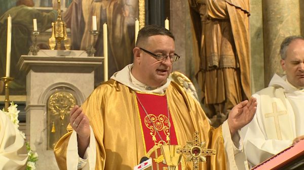 Boldog IV. Károly magyar királyra emlékeztek a csornai premontrei templomban